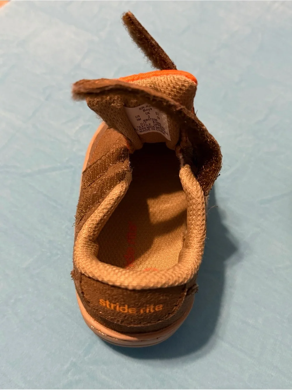 Stride Rite SR-Kyle Boys Shoes Size 3M Brown